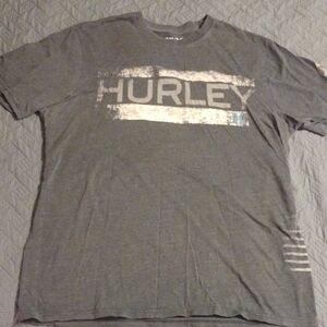 Hurley Gray Short Sleeve Tee Casual Comfort​​